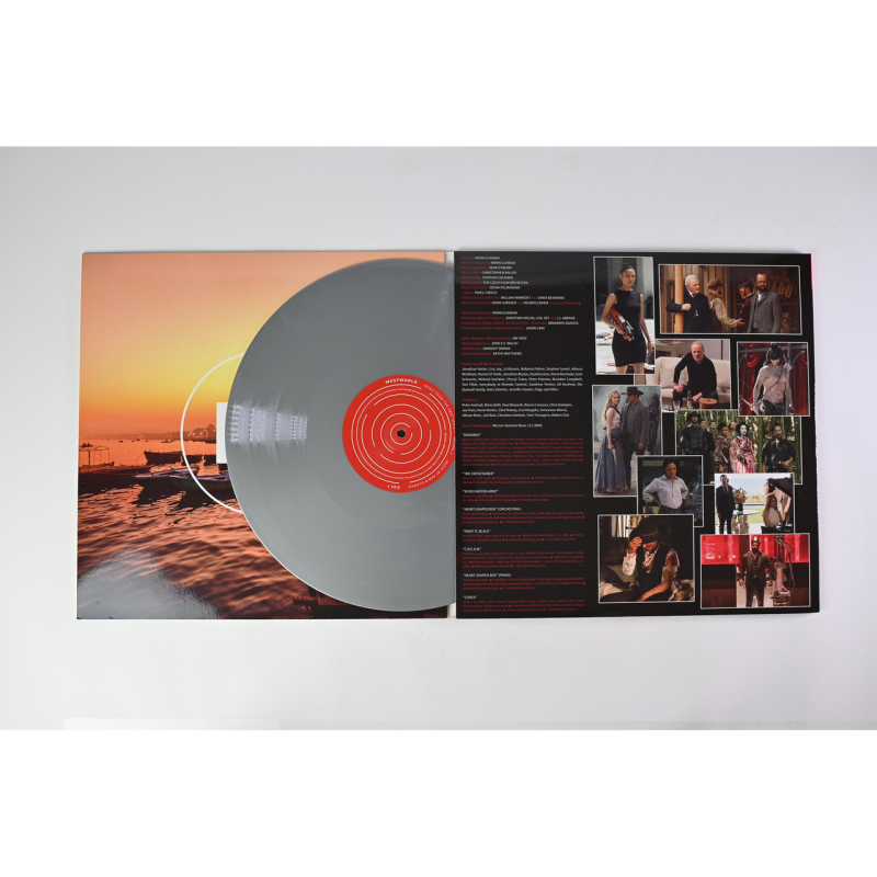 Westworld (Music From The HBO Series - Season 2) - Ramin Djawadi | Limited Edition 3x 180G Silver Vinyl LP — gatefold interior with silver vinyl