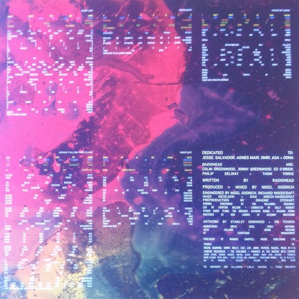 Radiohead - In Rainbows (LP) Vinyl, printed inner sleeve with lyrics and credit notes