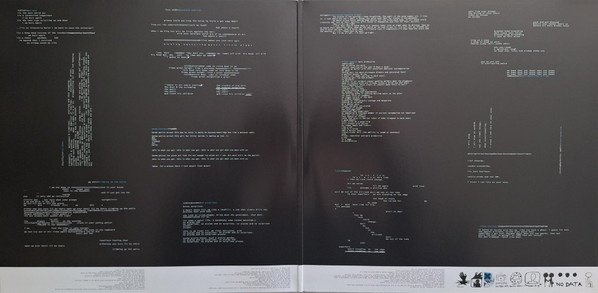 Gatefold interior printed with lyrics and credits
