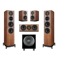 Wharfedale Evo 5.3 with Evo 5.1 5.1 Speaker Package Walnut