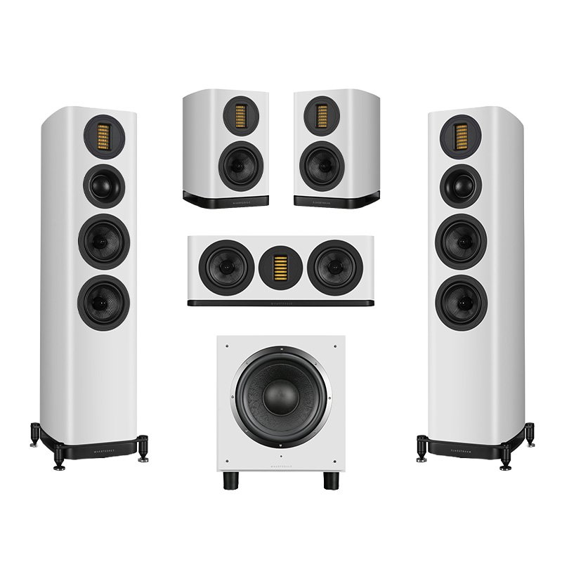 Wharfedale Evo 5.3 with Evo 5.1 5.1 Speaker Package White