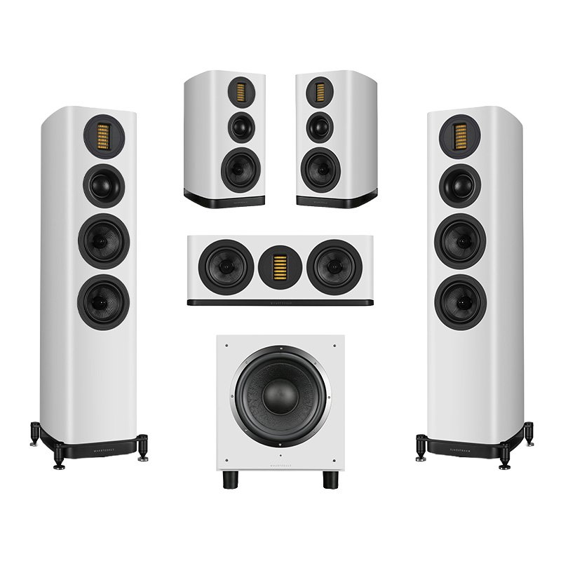 Wharfedale Evo 5.3 with Evo 5.2 5.1 Speaker Package White