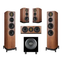 Wharfedale Evo 5.3 with Evo 5.2 5.1 Speaker Package Walnut