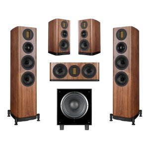 Wharfedale Evo 5.3 with Evo 5.2 5.1 Speaker Package Walnut