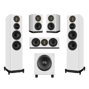 Wharfedale Evo 5.4 with Evo 5.1 5.1 Speaker Package White