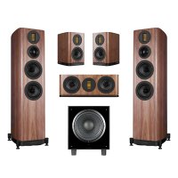 Wharfedale Evo 5.4 with Evo 5.1 5.1 Speaker Package Walnut