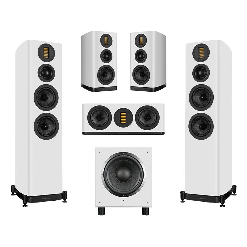 Wharfedale Evo 5.4 with Evo 5.2 5.1 Speaker Package White
