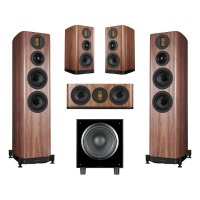 Wharfedale Evo 5.4 with Evo 5.2 5.1 Speaker Package Walnut
