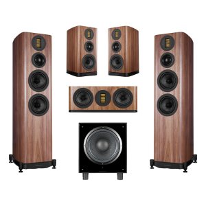Wharfedale Evo 5.4 with Evo 5.2 5.1 Speaker Package Walnut