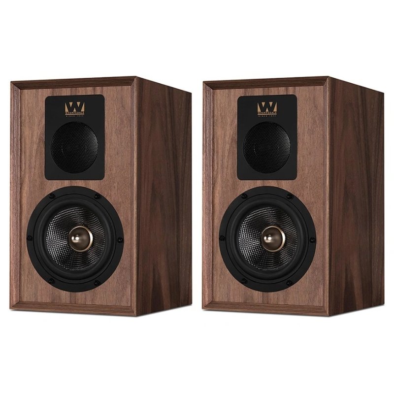Wharfedale Aston Walnut Angled View