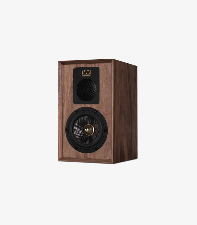 Wharfedale Aston Walnut Angled View
