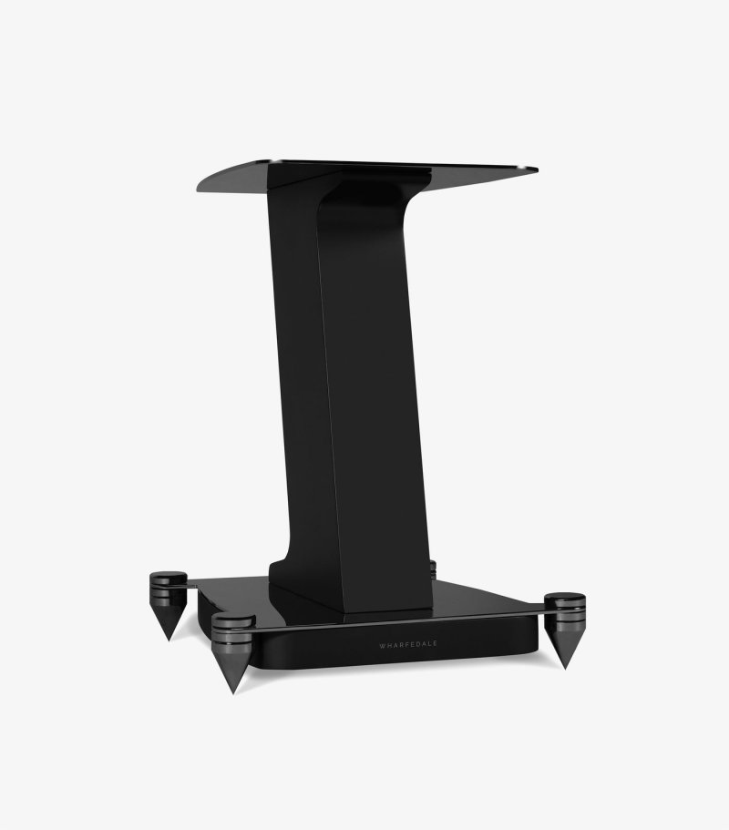 Wharfedale Aura 2 Stand Black - angled view