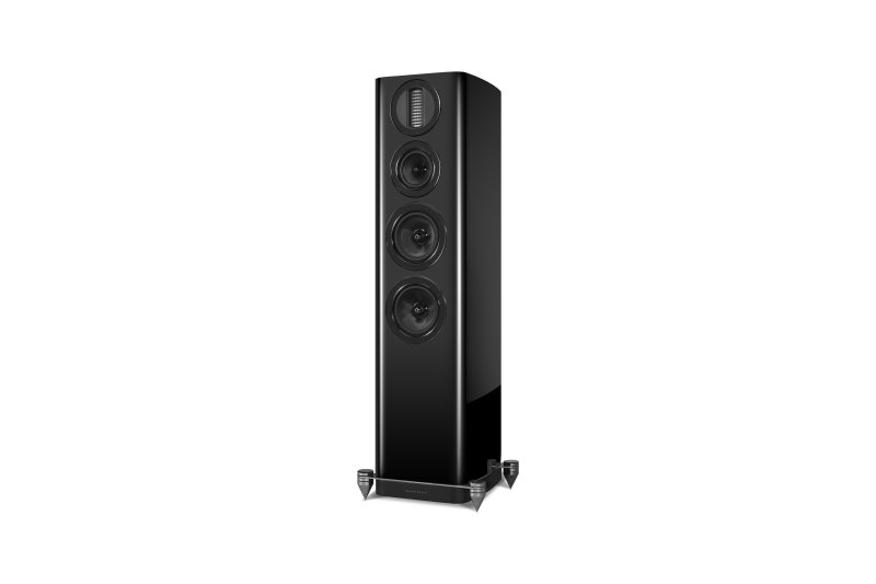 Wharfedale Aura 3 Floorstanding Speakers Black - Angle