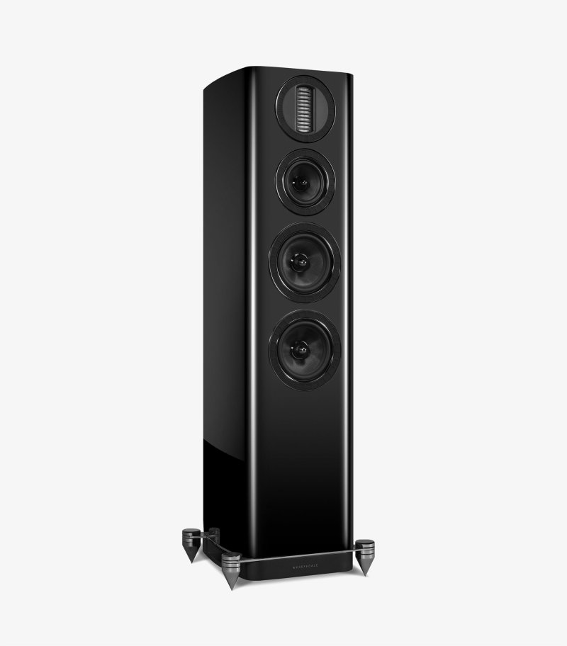 Wharfedale Aura 3 Floorstanding Speakers Black - Angle
