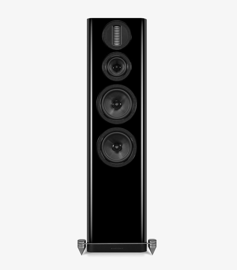 Wharfedale Aura 4 Floorstanding Speakers Black - Angle