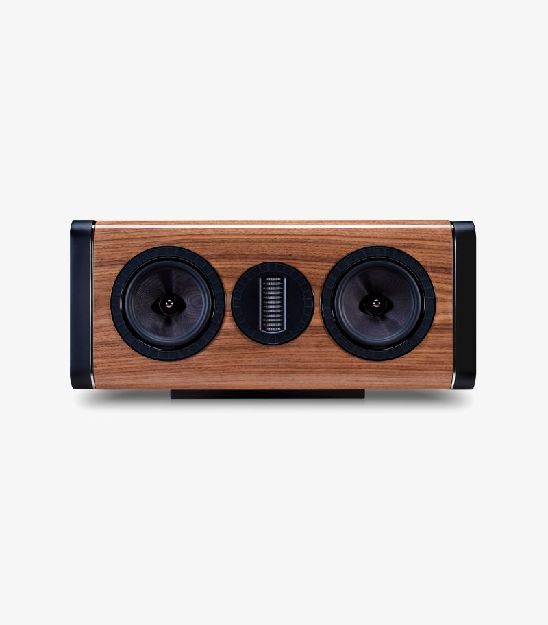 Wharfedale Aura C Centre Speaker Walnut angle
