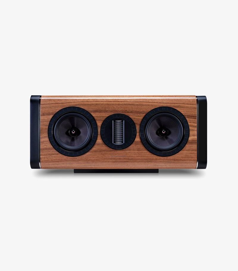 Wharfedale Aura CS Centre Speaker Walnut - Angle