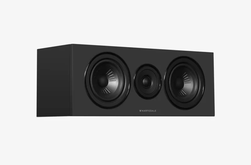 Wharfedale Diamond 12.1i Centre Speaker Deep Black Front View