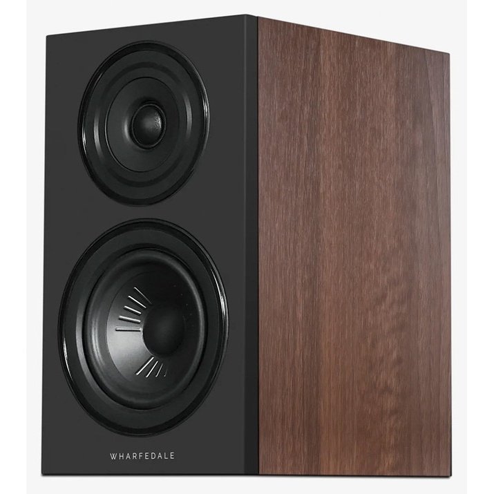 Wharfedale Diamond 12.1i Classic Walnut Bookshelf Angled