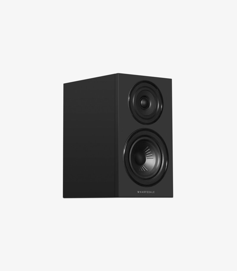 Wharfedale Diamond 12.1i Bookshelf Speaker Black opposite angle