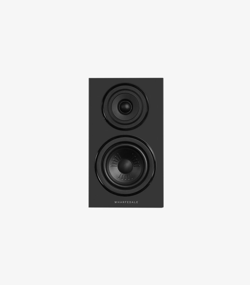 Wharfedale Diamond 12.1i Bookshelf Speaker Black front