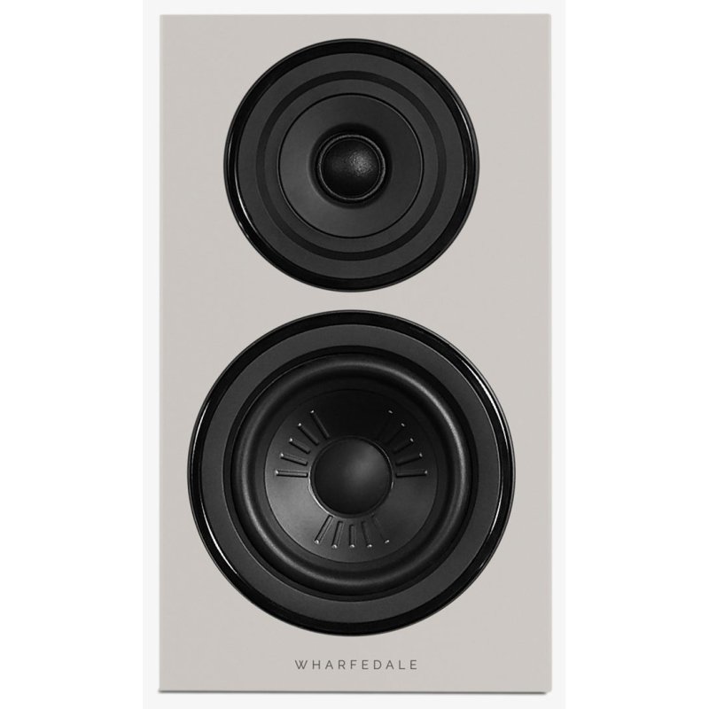 Wharfedale Diamond 12.1i Bookshelf Speaker Stone Grey front