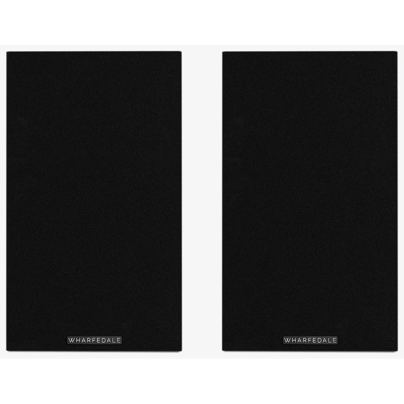 Wharfedale Diamond 12.1i Bookshelf Speakers Stone Grey pair with grilles fitted