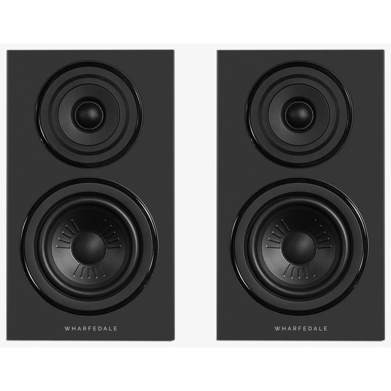 Wharfedale Diamond 12.1i Bookshelf Speakers Walnut pair, grilles off