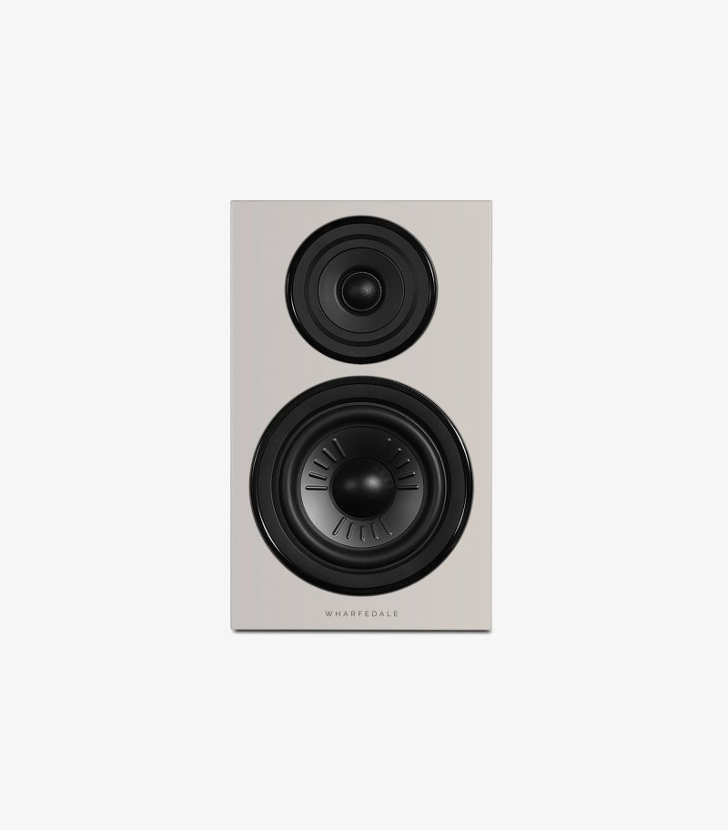 Wharfedale Diamond 12.2i Bookshelf Speakers Stone Grey (Pair) front
