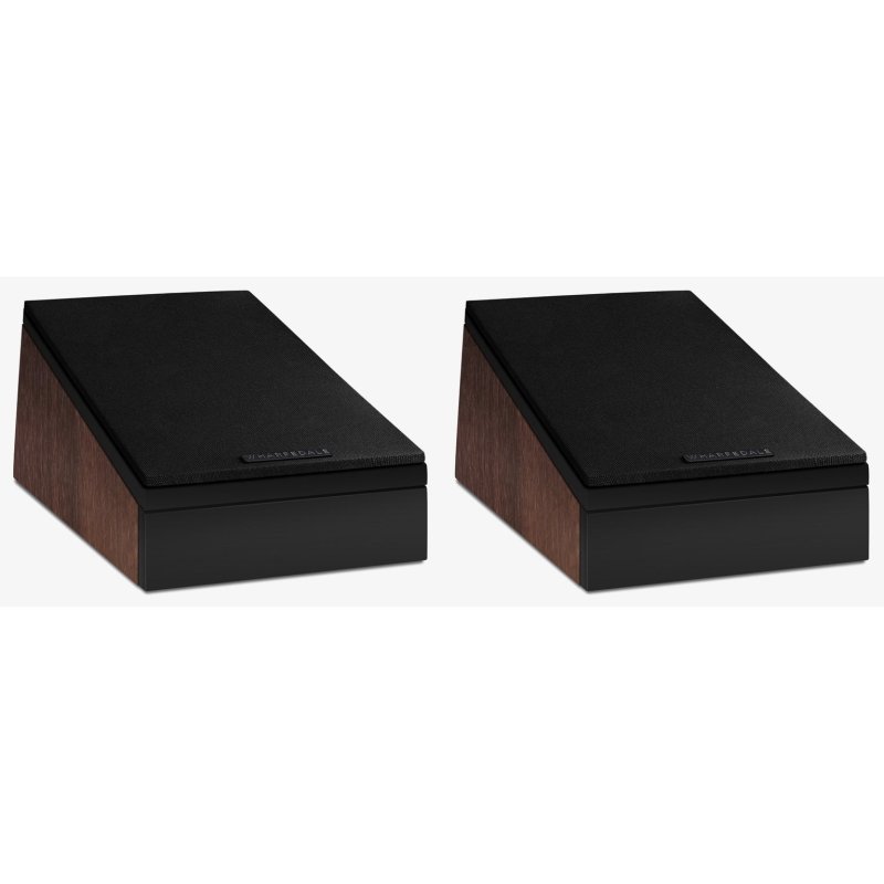 Wharfedale Diamond 12 3Di Atmos Speakers Walnut (Pair) - Grille Fitted