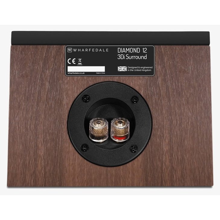 Wharfedale Diamond 12 3Di Atmos Speakers Walnut (Pair) - Side Profile