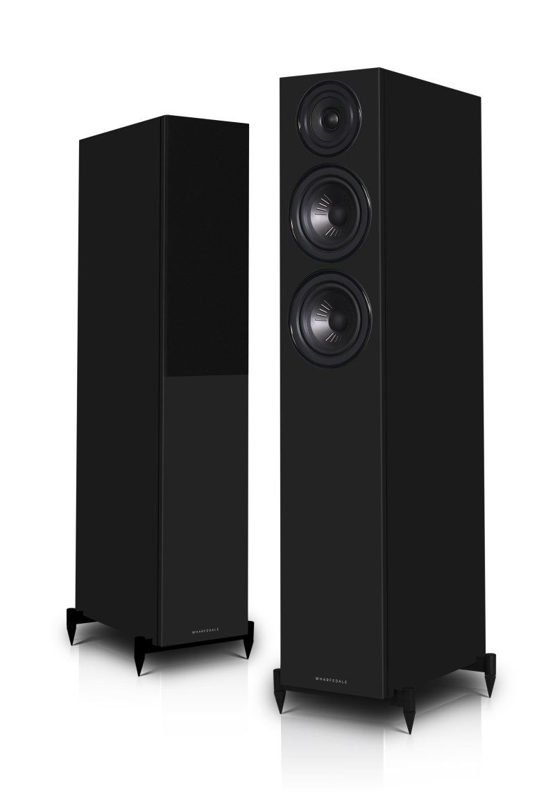 Wharfedale Diamond 12.3i Floorstanding Speakers Black (Pair) - pair