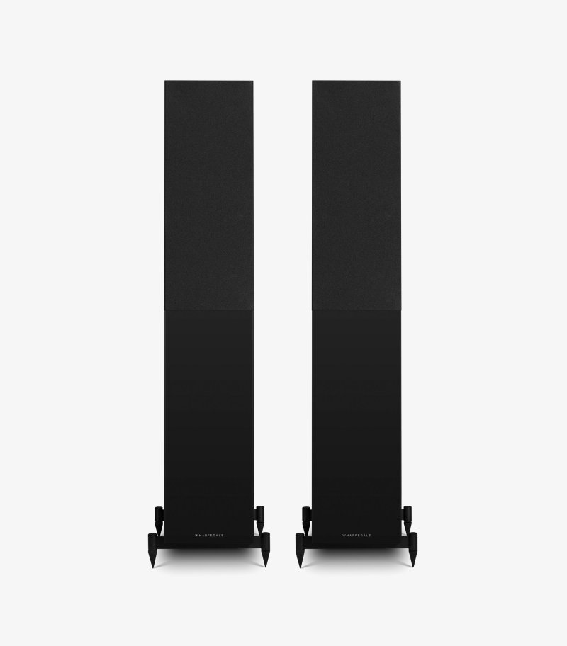 Wharfedale Diamond 12.3i Floorstanding Speakers Black (Pair) - pair with grilles
