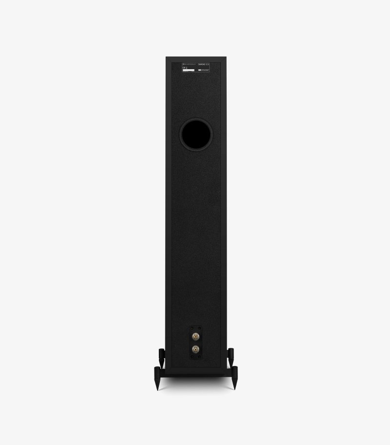 Wharfedale Diamond 12.3i Floorstanding Speakers Black (Pair) - rear