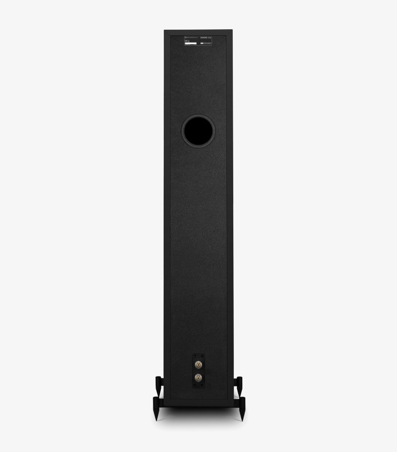 Wharfedale Diamond 12.4i Floorstanding Speakers Black (Pair) - rear panel