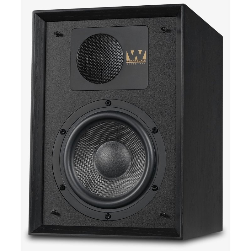 Wharfedale Denton 85th Anniversary Bookshelf Speakers Black Oak (Pair)