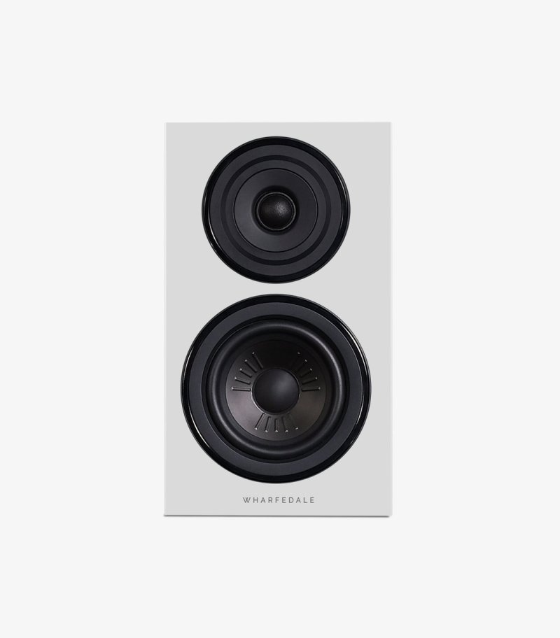 Wharfedale Diamond 12.1 Bookshelf Speakers Light Oak (Pair) — front view