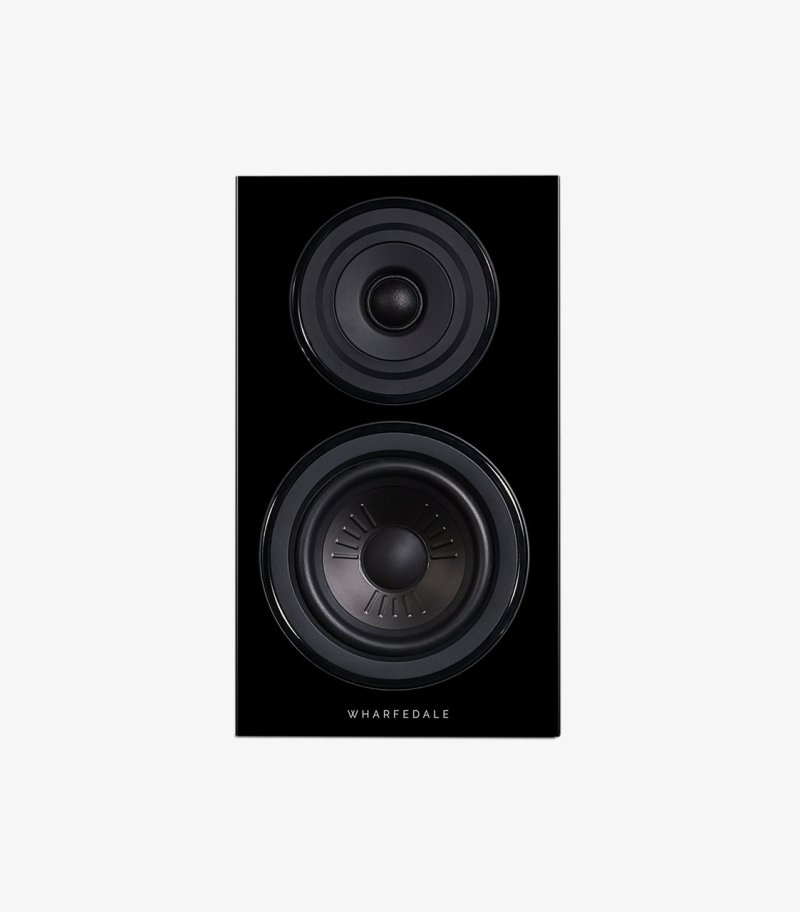 Wharfedale Diamond 12.1 Bookshelf Speakers Walnut (Pair) — front view