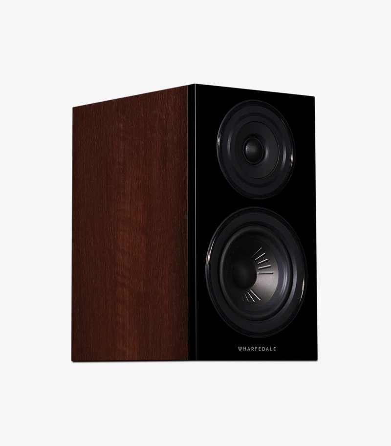 Wharfedale Diamond 12.1 Bookshelf Speakers Walnut (Pair) — alternate angle