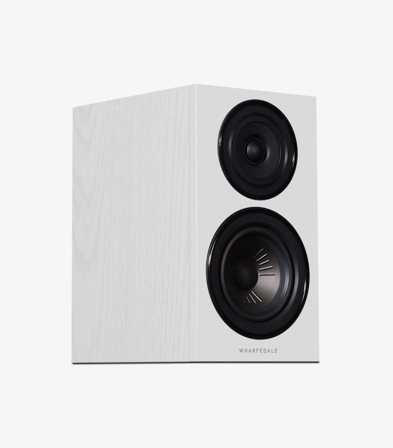 Wharfedale Diamond 12.1 Bookshelf Speakers White (Pair) — alternate angle