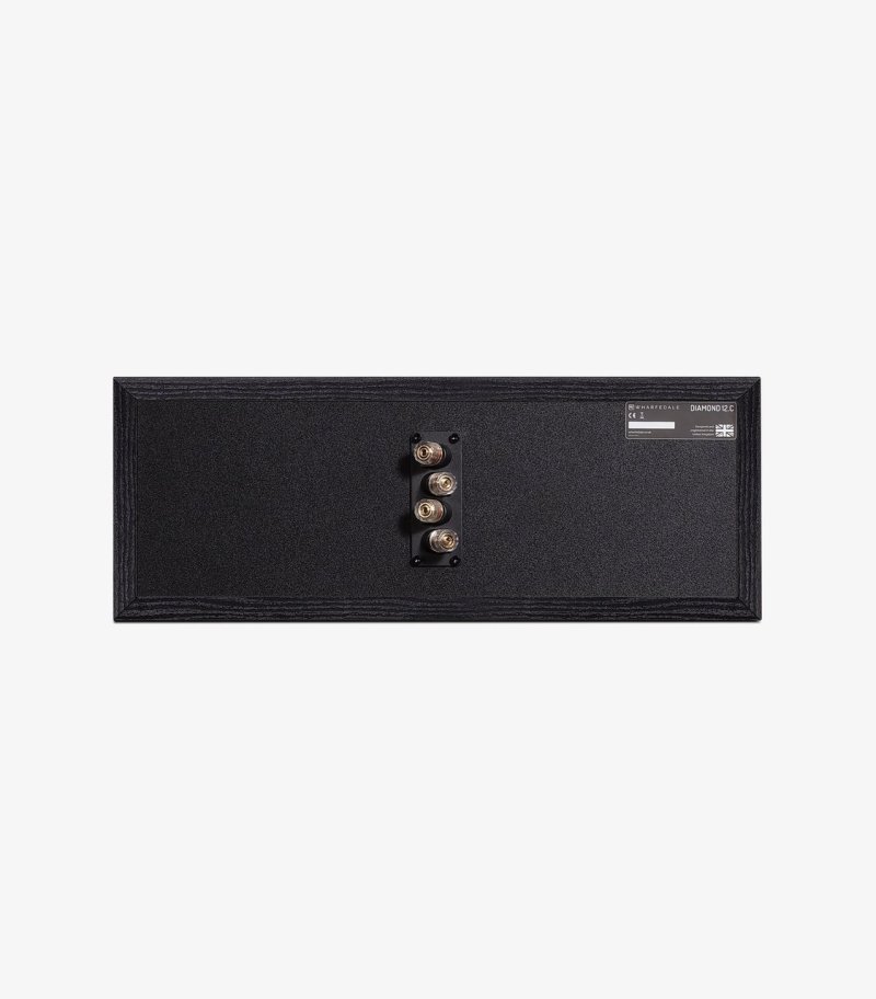 Wharfedale Diamond 12.C Centre Speaker Black — rear panel