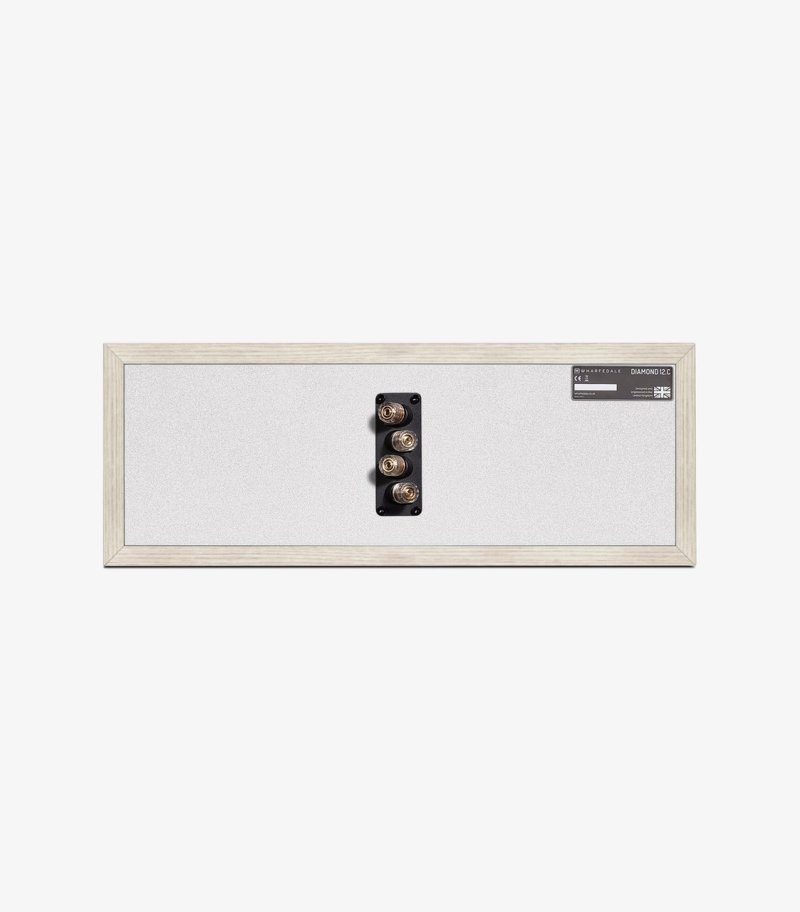 Wharfedale Diamond 12.C Centre Speaker Light Oak — rear panel
