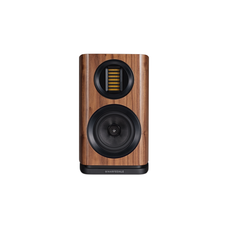 Wharfedale Evo 4.1 Bookshelf Speakers Walnut (Pair) — front view