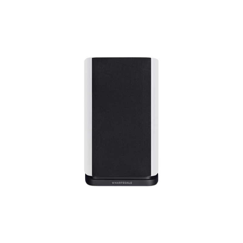 Wharfedale Evo 4.1 Bookshelf Speakers White (Pair) — front view (grille on)