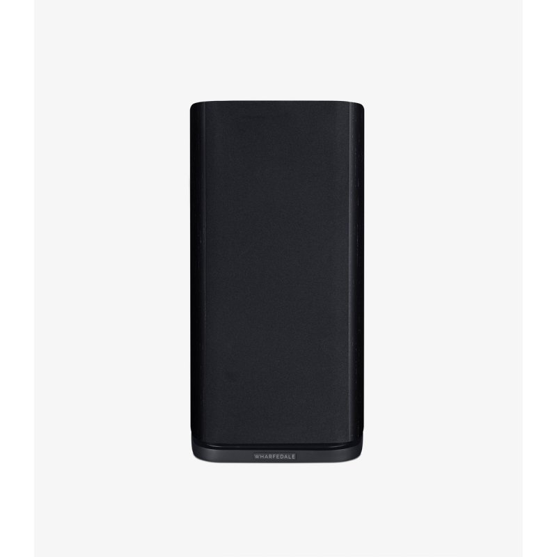 Wharfedale Evo 4.2 Bookshelf Speakers Black (Pair) — front view (grille on)
