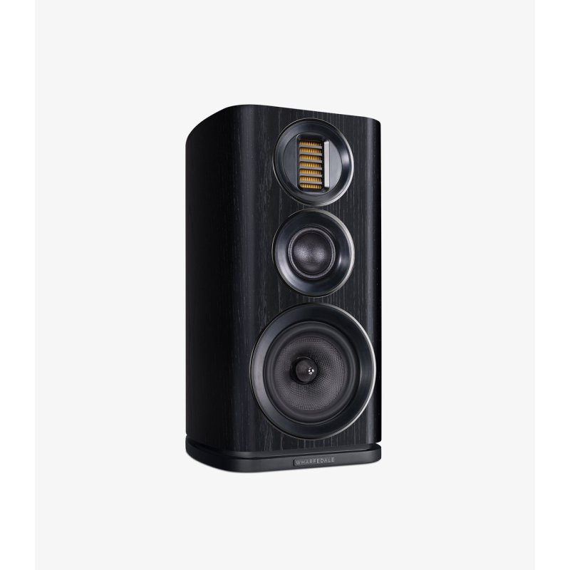 Wharfedale Evo 4.2 Bookshelf Speakers Black (Pair) — side view