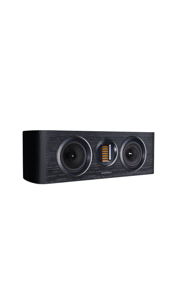 Wharfedale Evo 4.CS Centre Speaker Black (Single) — hero view (alternate angle)