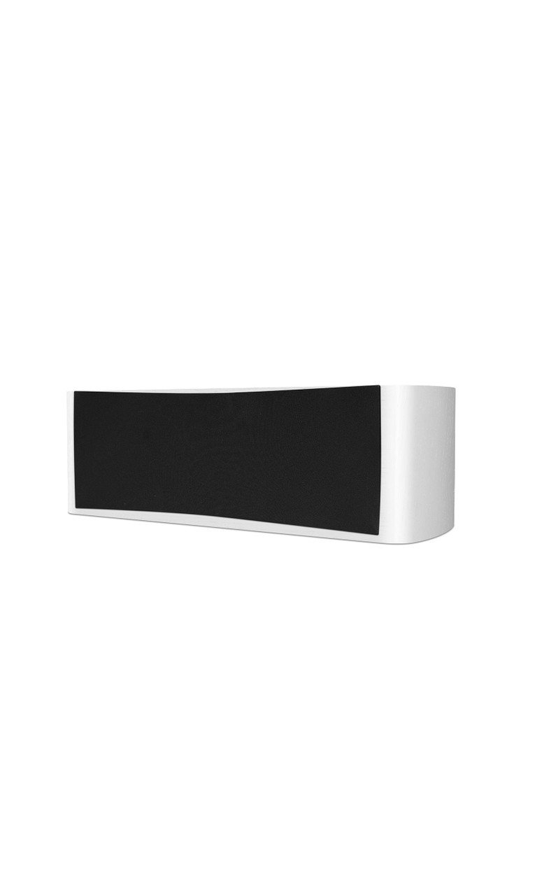 Wharfedale Evo 4.CS Centre Speaker White (Single) — hero view (grille on)