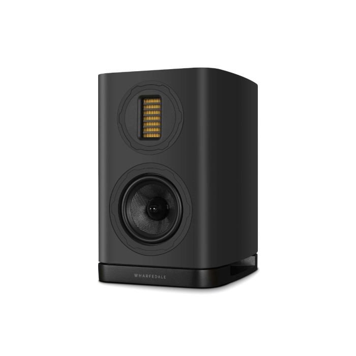 Wharfedale Evo 5.1 Bookshelf Speaker Black — Three-quarter view