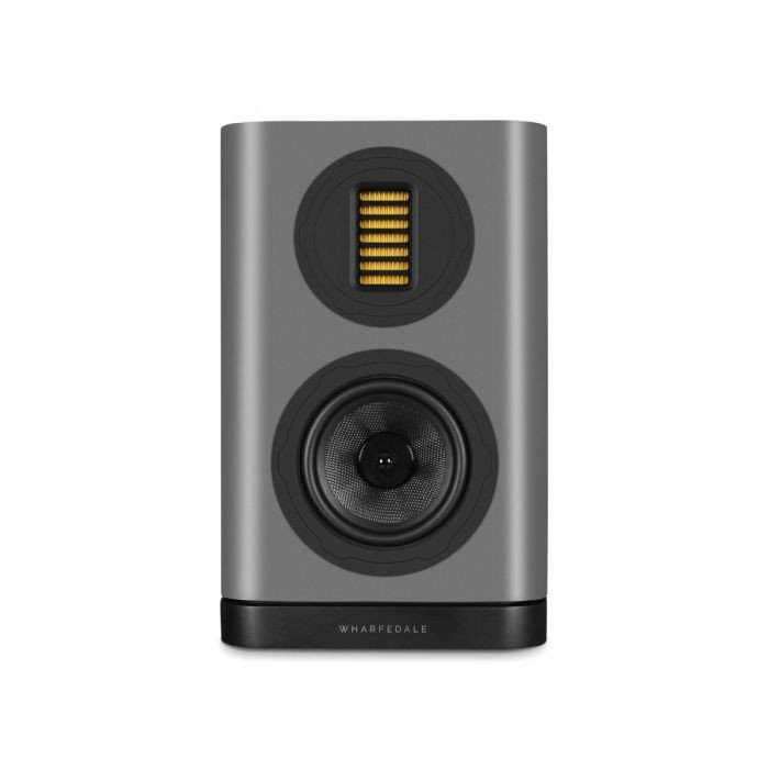 Wharfedale Evo 5.1 Bookshelf Speaker Lunar Grey — Front view without grille